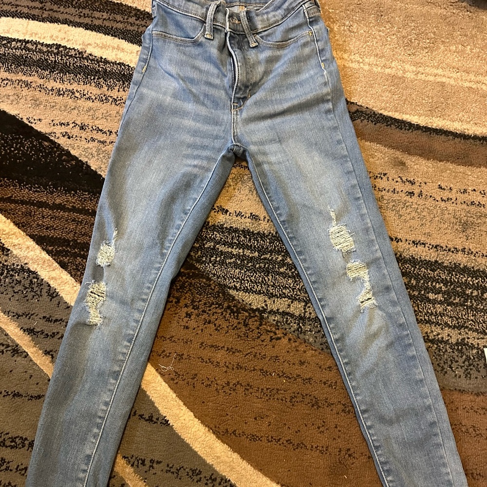 Girls blue jeggins